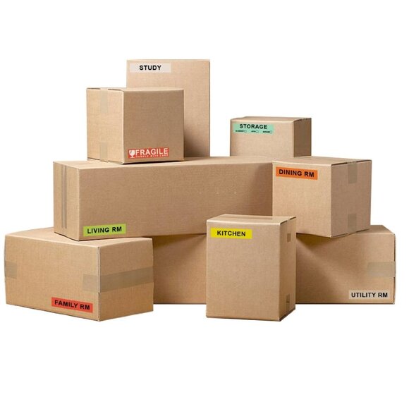 1920 Count Home Moving Labels, 32 Rolls Different Color Coding Labels 2-PACK - Picture 6 of 6